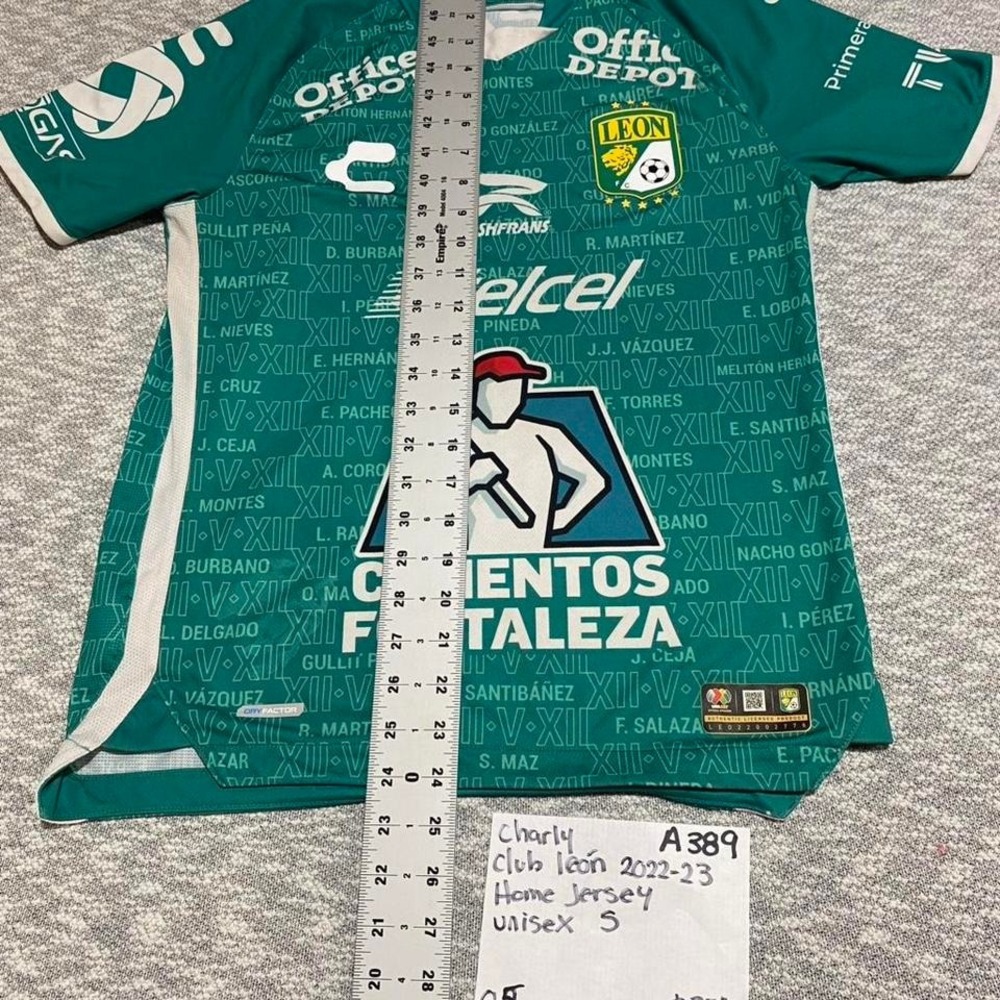 Charly Club Leon 2022/23 Home green jersey  unisex S. SKU-A389#football #soccer